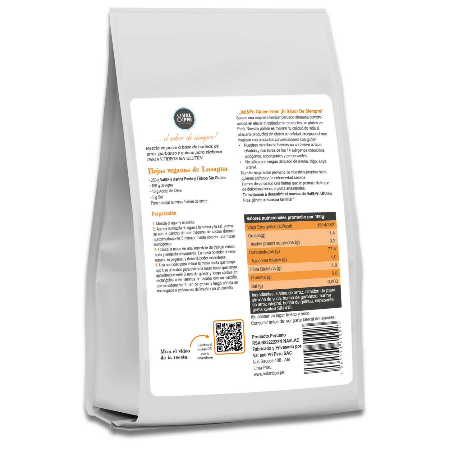mix fideos sin gluten